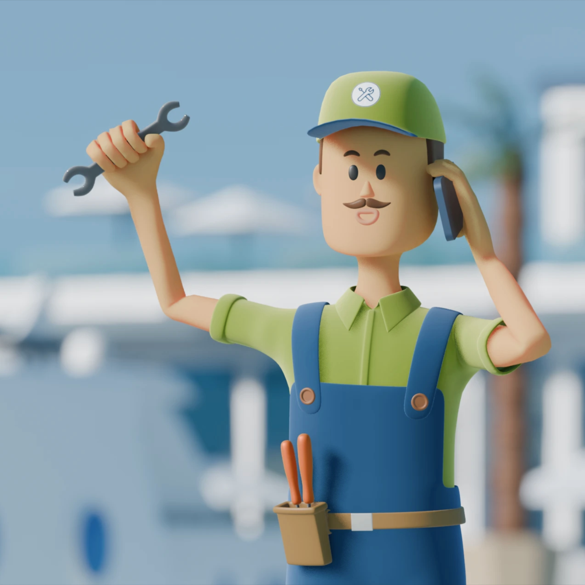 EVERYBLU Brand Reveal 3D — Motion Design cinématique pour startup tech, Londres
